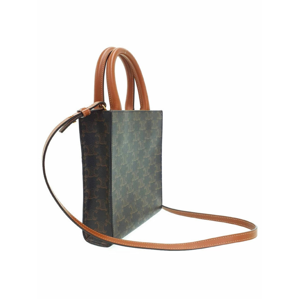 Celine Triomphe Canvas Vertical Cabas Bag - Picture 2 of 9